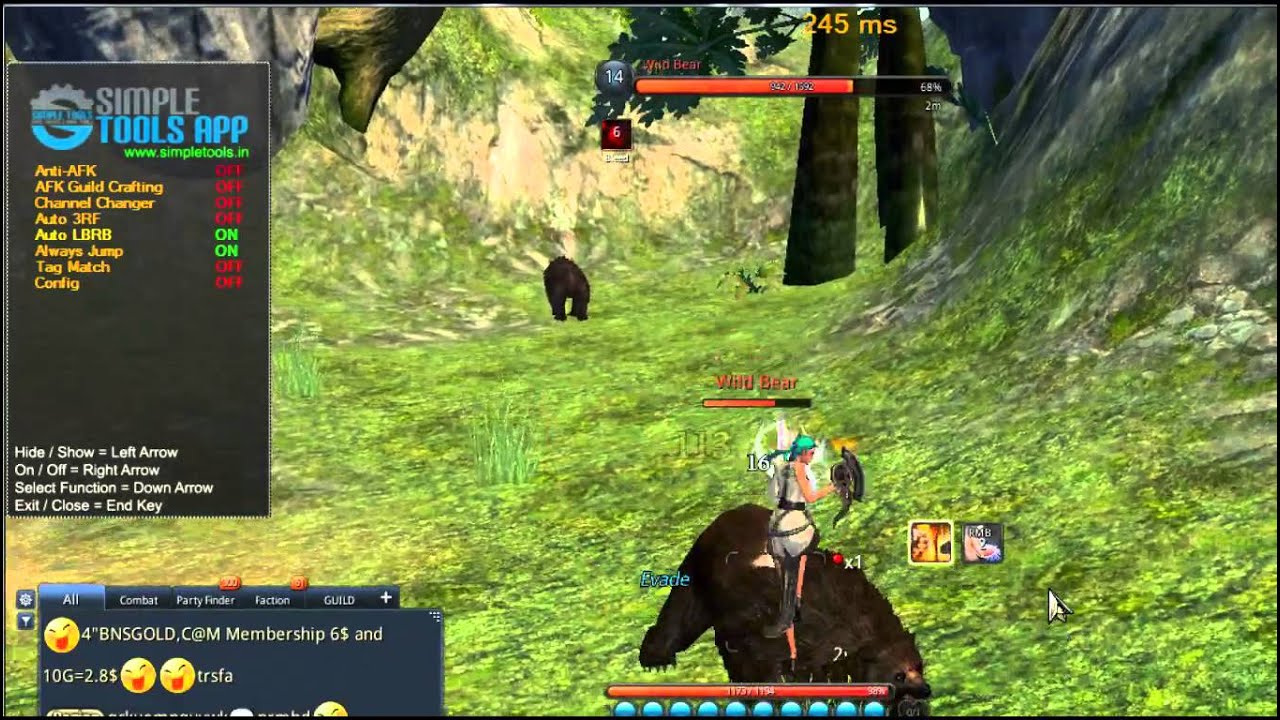 blade soul macro auto attack always jump youtube