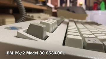 The Sounds Of Retro Computing, IBM PS/2, IBM model M, ASMR