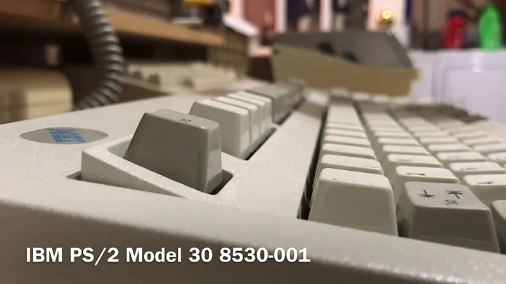The Sounds Of Retro Computing, IBM PS/2, IBM model M, ASMR