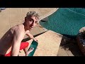 WE BUILT A GIANT RAMP FROM OUR ROOF INTO THE POOL!! *insane* | FaZe Rug