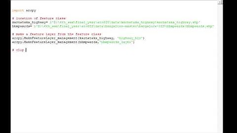 How to clip feature using arcpy