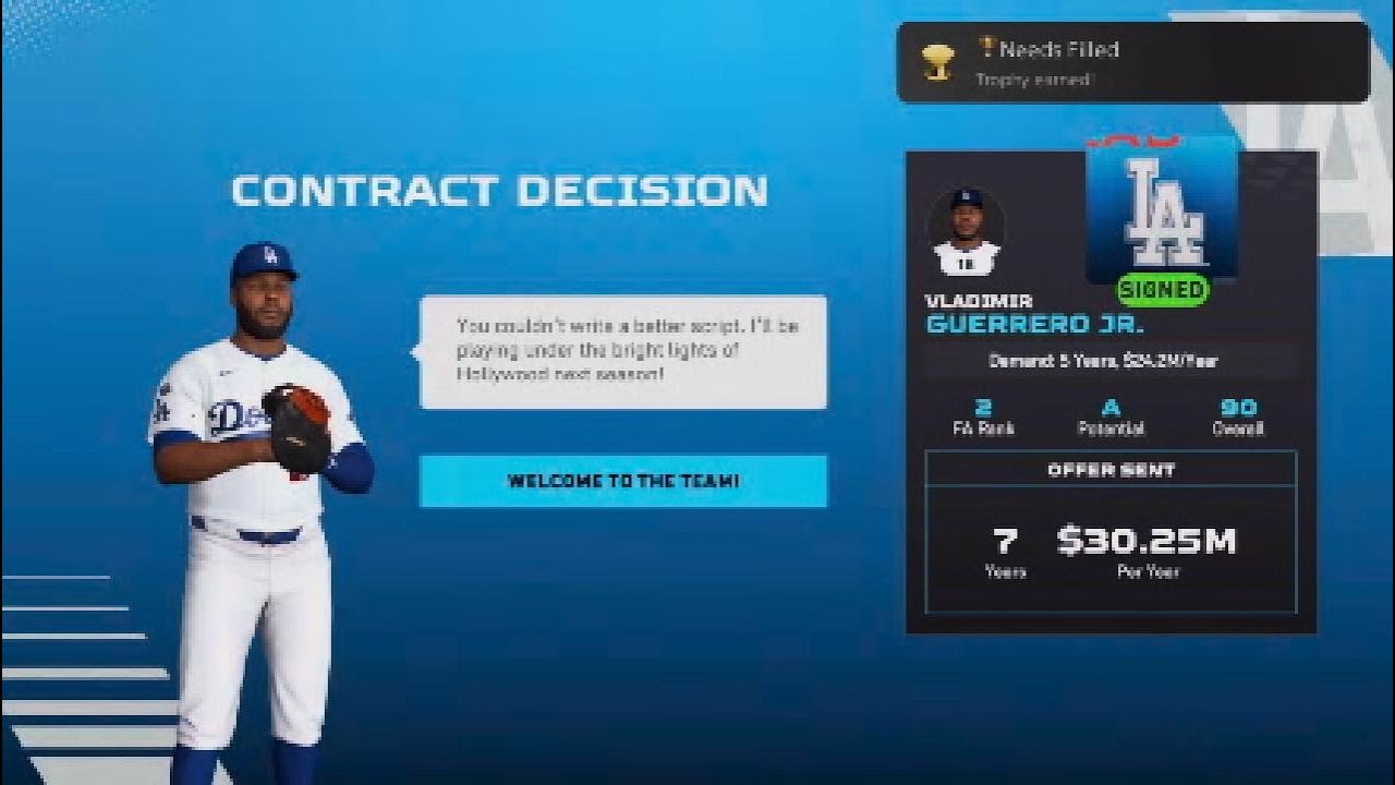 Трофей MLB The Show 25 Needs Filled