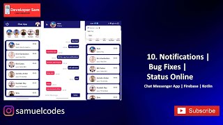 10. Notification & Status Online | Chat Messenger App | Kotlin | Firebase | screenshot 4