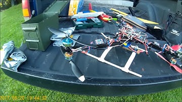 Y6 Hexcopter Maiden Flight & CRASH!
