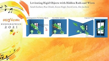 Levitating Rigid Objects with Hidden Rods and Wires | Eurographics