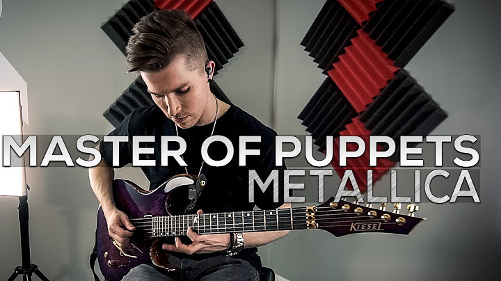 Master of Puppets Cover version - Cover performance video thumbnail