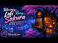 Relaxing Lofi Rainy Sakura Treehouse &amp; Futuristic Neon City 🌃 | Dreamy Chill Beats to Study/Sleep