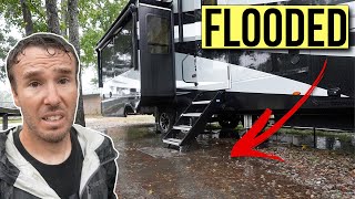 EVACUATING Our Flooding Campground // RVing During Hurricane IAN