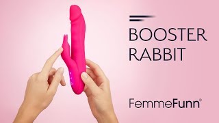 Booster Rabbit by Femme Funn® - Dual Stimulating Rabbit Vibrator with 360º Rotation and Boost