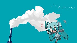 【Hatsune Miku】 파란노을 (Parannoul) - 흰천장 (White Ceiling)【Full Arrange Cover   VSQx】
