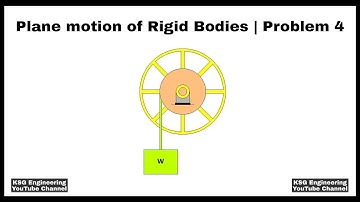 Plane motion of Rigid Bodies | Energy and momentum | Problem 1 | Engineering Mechanics