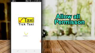 Tick Taxi Passenger app registration Demonstration English Video Tick Taxi UK/USA/India/Sri Lanka screenshot 2