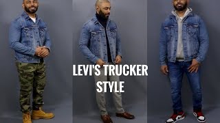 How To Style Levi's Denim Trucker Jacket/ How To Wear And Review Of Levi's  Denim Trucker Jacket - YouTube