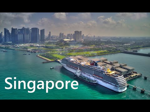 Cruise ship in Singapore  |  Marina Bay Cruise Centre