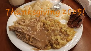 Thanksgiving dinner at golden corral with the family