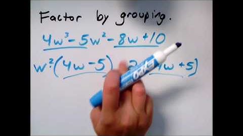 Factoring a univariate polynomial by grouping, problem type 2