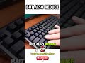 Unmatched Typing Feel — ROG Apex 75 #shorts