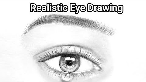 Master the Realistic Eye Drawing | Step-by-Step Tutorial