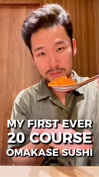 20 Course Omakase Sushi in Ebisu Japan #japanesefood