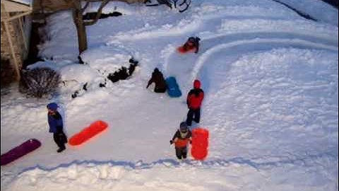 Homemade Bobsled Run 2011