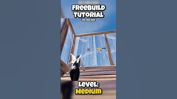 Freebuild Tutorial Level Medium #fortnite #kbm #practice #learn #retake #tutorial #freebuild