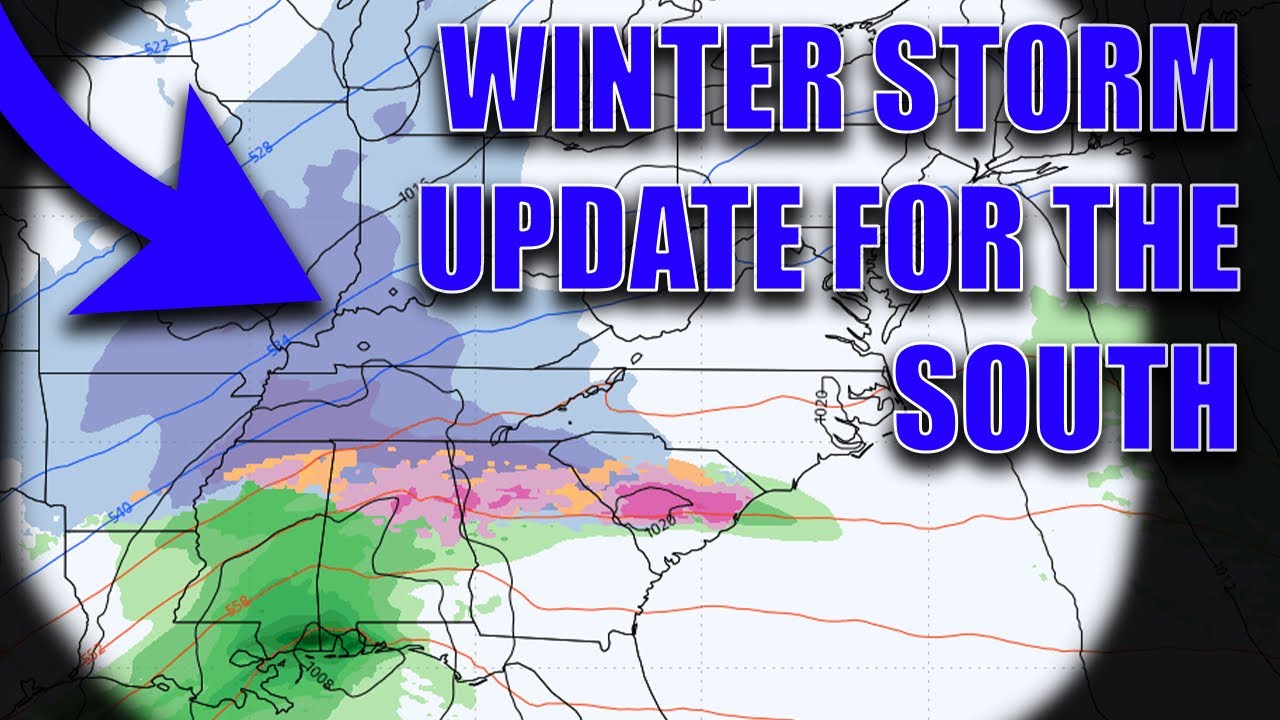 Winter Storm Update For The South! - YouTube
