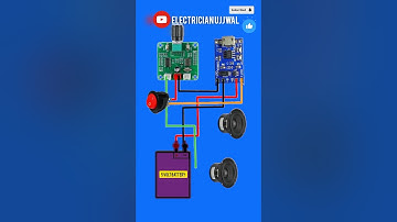 PAM8403 Bluetooth kit Audio Amplifier Connection #viral #youtubeshorts  #shorts  #electronic