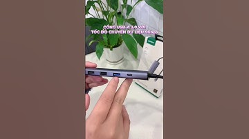 🔌 Hub USB Type-C 5 trong 1 ra HDMI 4K@30Hz, USB 2.0, USB 3.0, Sạc PD 100W Ugreen 15495 cao cấp 💻
