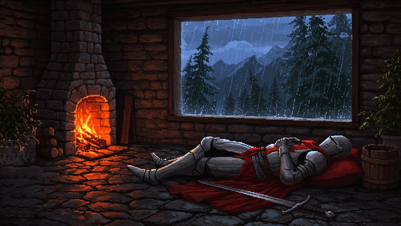 At last... a warm rest in the storm