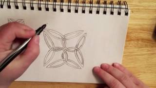 Day 1 - Eclectic Projects - Drawing Celtic Triskele Square Knot