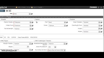 Configuração de Impostos -  Configuração e Cadastro da Aplicação das Regras
