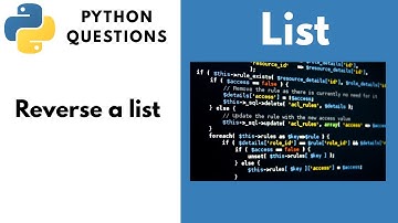 How to Reverse a List in Python. Easy and Fast.