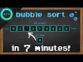 Bubble Sort in 7 Minutes 🤿