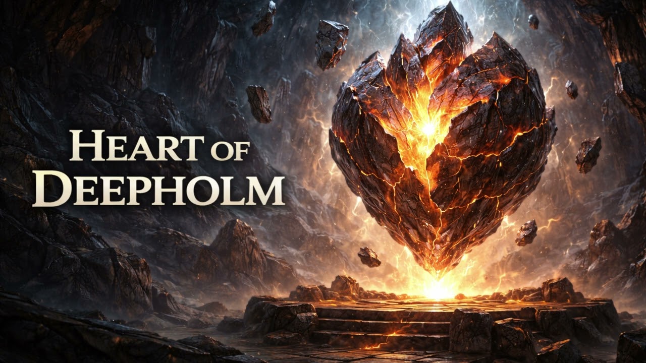 Heart of Deepholm — Deep Cinematic Fantasy EDM | Crystalline Synths, Heavy Resonant Drops