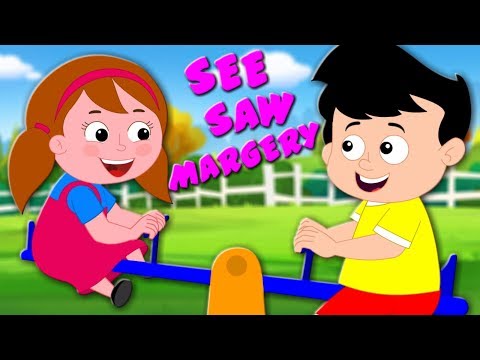 See Saw Margery Daw | Kindergarten Nursery Rhymes For Kids | Cartoon Videos For Toddlers By Kids Tv