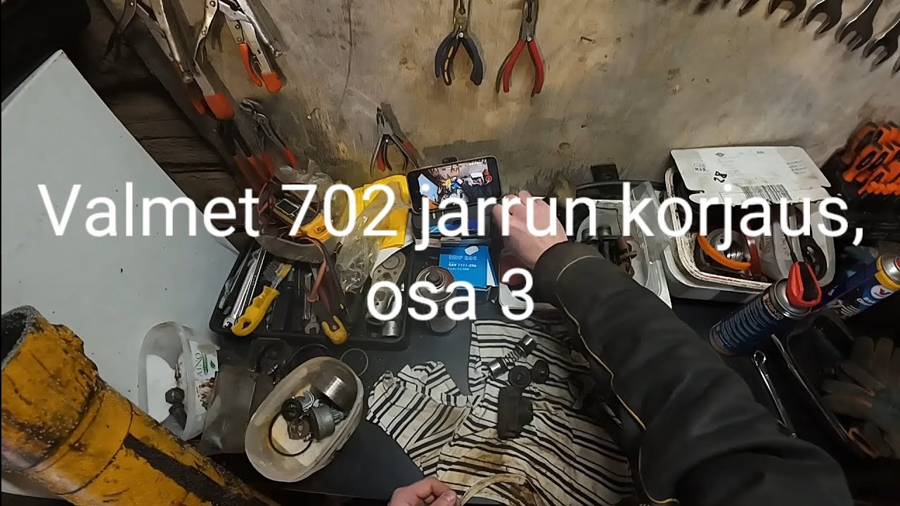Valmet 702 jarrun korjaus, osa 3