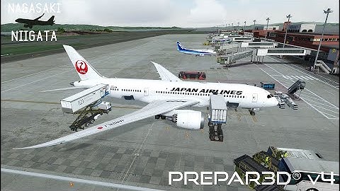 Prepar3D v4.5 | Nagasaki(RJFU) to Niigata (RJSN) | Qualitywings 787-8 | Flight Simulator | P3D |
