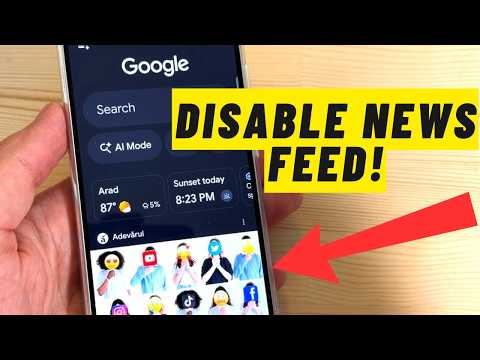 How to Disable Google News Feed Discover in 2026