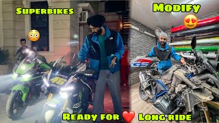 Sari Superbikes wapis Ghar le aaye 😍 or BMW Modification shuru Long Ride par jane ke liye ❤️