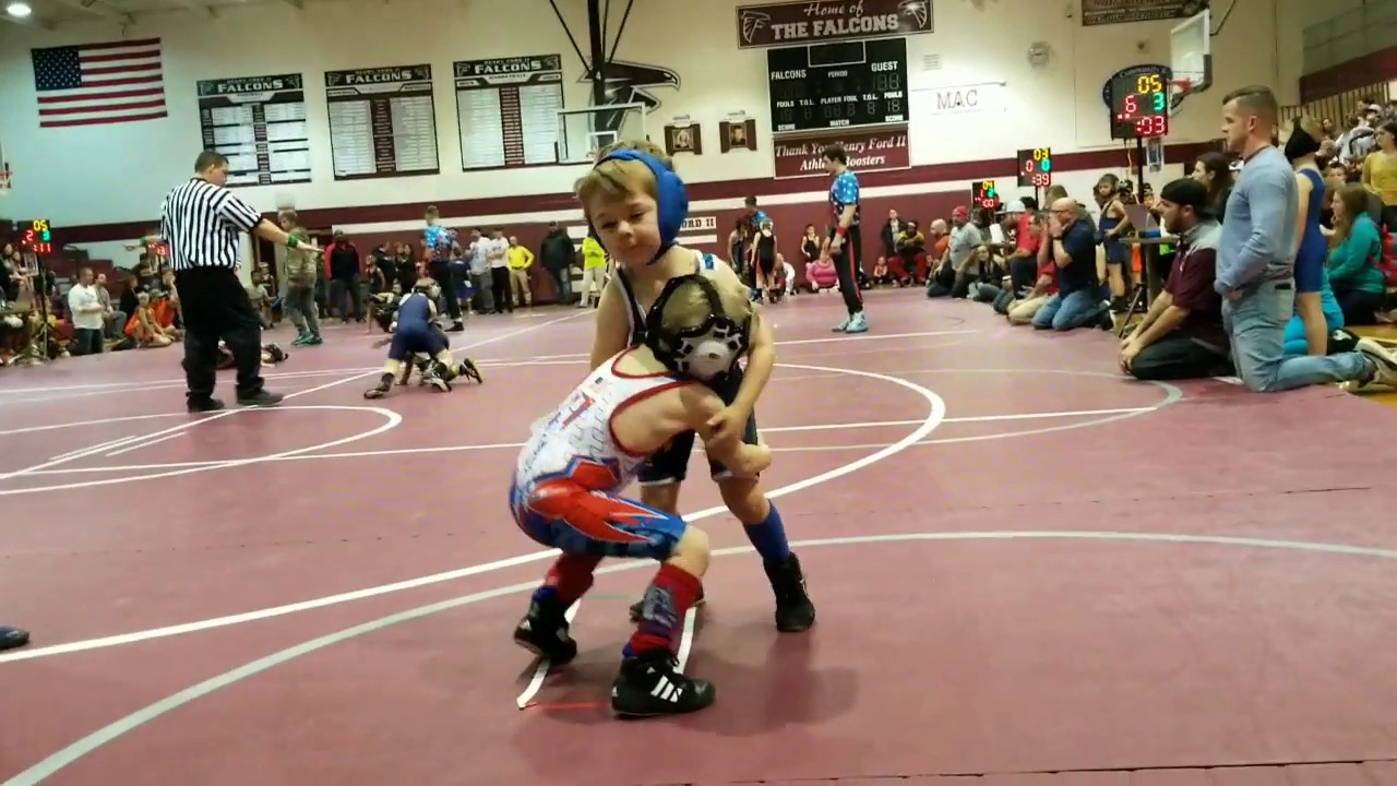 NUWAY, MYWAY YOUTH WRESTLING! 4 YEAR OLD WINS BY TECHNICAL FALL! KIDS WRESTLING! HOW TO WRESTLE