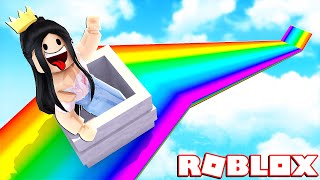 ROBLOX - LE TOBOGGAN ARC EN CIEL LE PLUS RAPIDE DU MONDE ! (999,999,999 Slide)