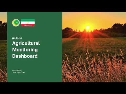 BARMM Data Challenge 2020 - AMD, Agricultural Monitoring Dashboard