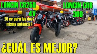 LONCIN CR6 300 vs LONCIN CR 250 4V || TIENEN LA MISMA POTENCIA DE 25 CABALLOS??? || ECUARIDERS