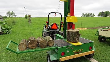 My Homebuilt Left Handed Vertical Log Splitter