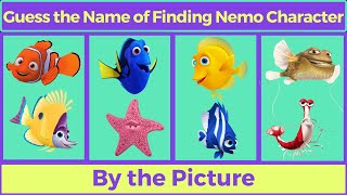 🔍 Can You Guess the FINDING NEMO Characters? | Ultimate Disney Quiz 🐠🐟