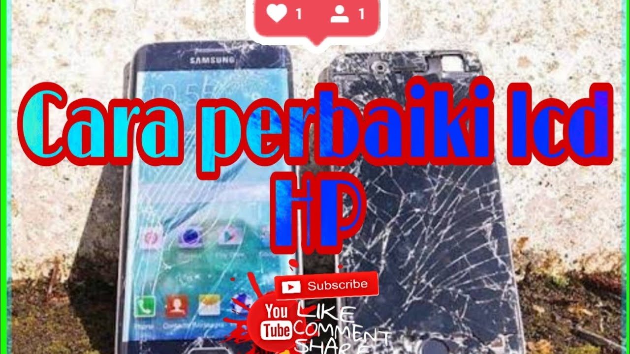 Cara perbaiki lcd hp