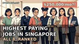 Highest Paying Jobs in Singapore We Lived All 8 ($18,000 to $250,000) 🇸🇬