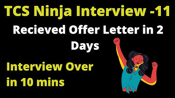 Latest TCS (NQT) Ninja Interview Experience 2022 Batch | TR+MR+HR Questions discussed | Non CS/IT