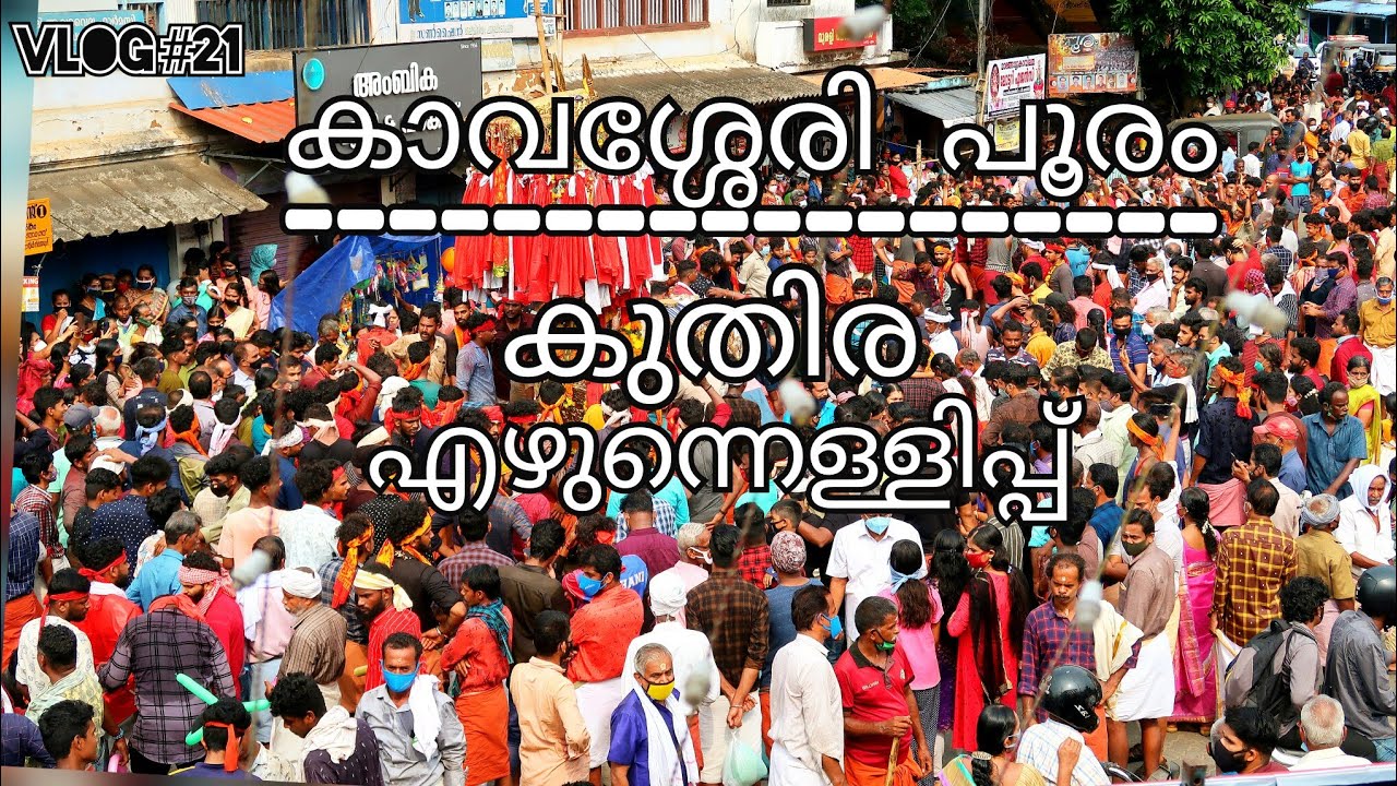 kavassery pooram/കാവശ്ശേരി പൂരം  കുതിര എഴുന്നെള്ളിപ്