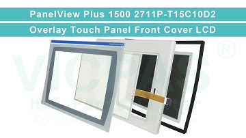 2711P-T15C10D2 PanelView Plus MMI Touch Screen Front Overlay LCD Display Housing